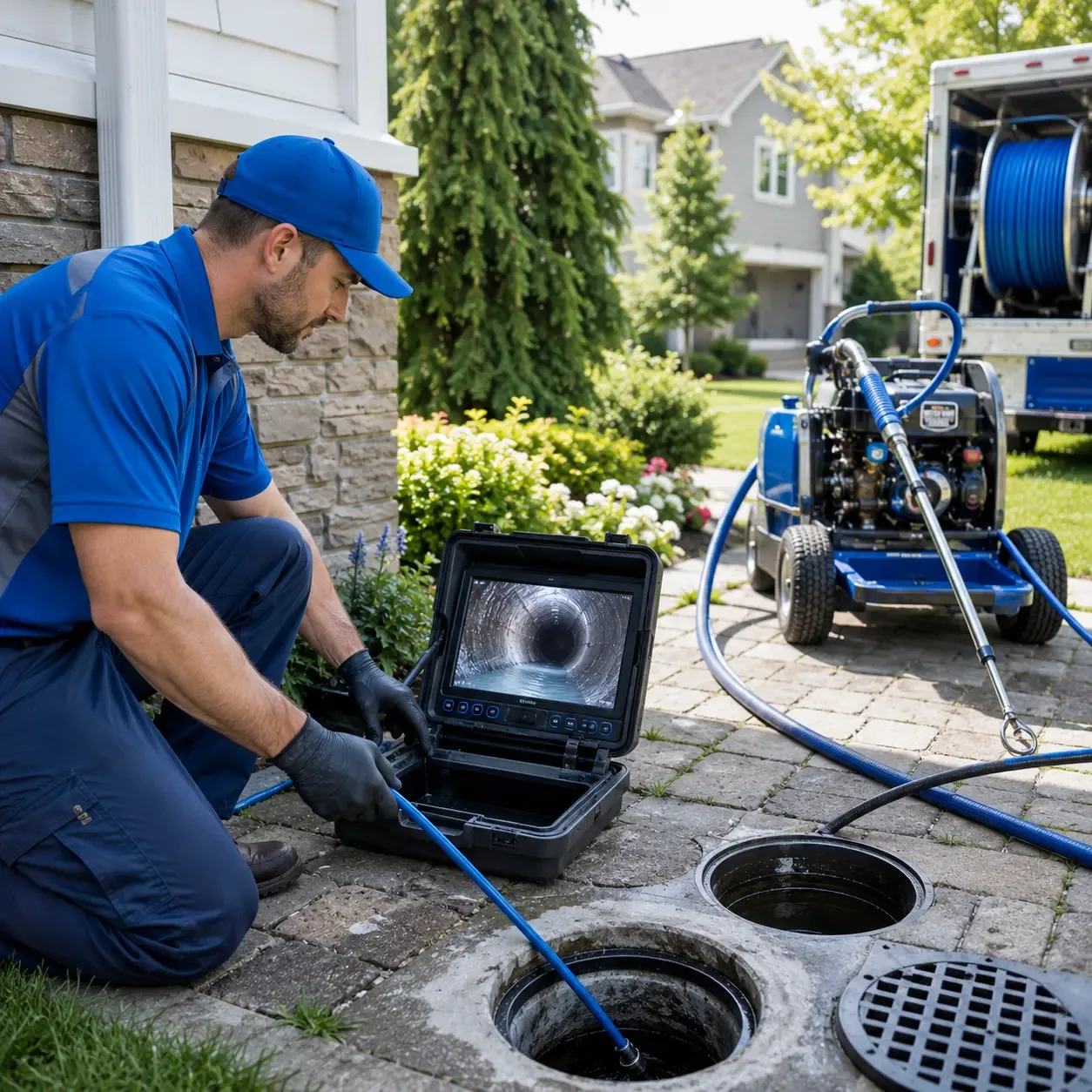 Outdoor drain cleaning professionals serving Loving, NM